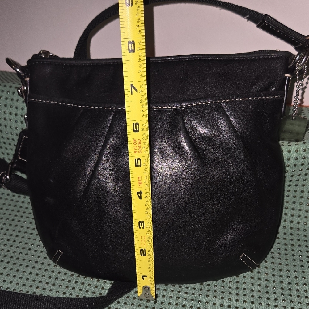 Coach Black Leather Crossbody Bag - Picture 13 of 16